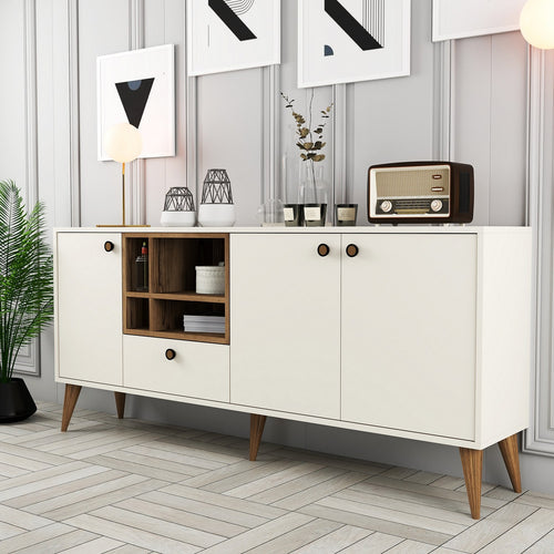 Sideboard mit 4 türen, Napoli Creme (1)