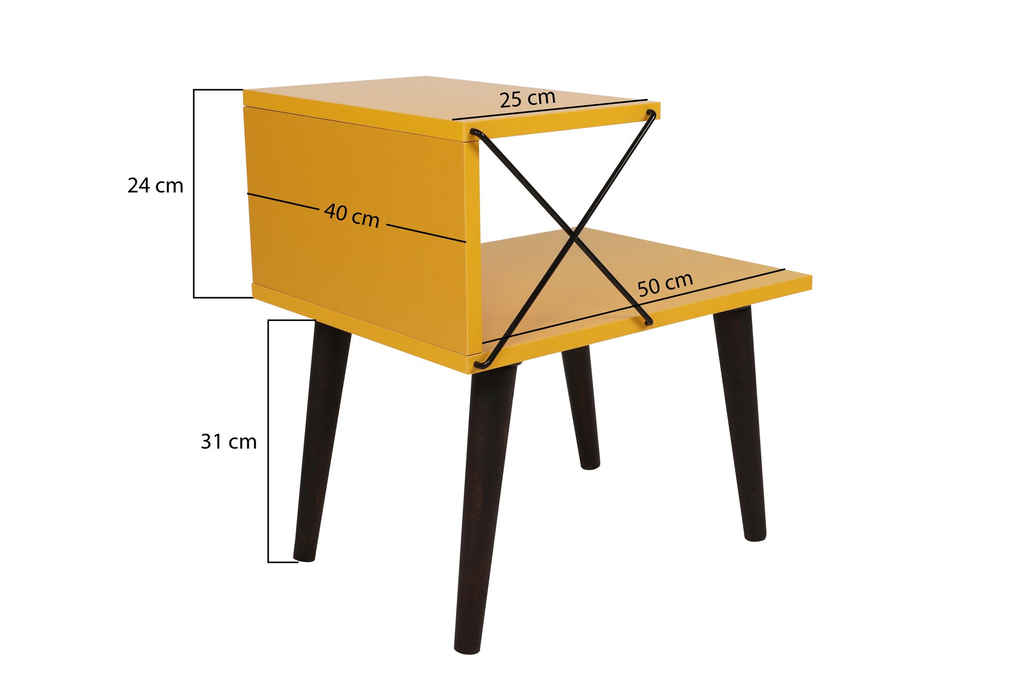 Nachttisch Cross Gelb (9)