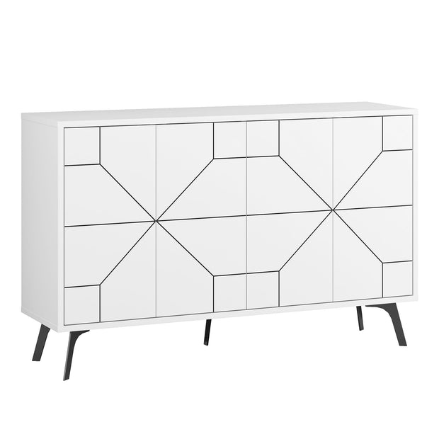 Sideboard mit 4 türen, Dune Weiß (4)