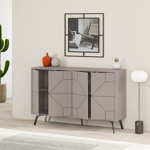 Sideboard mit 4 türen, Dune Cappuccino (1)