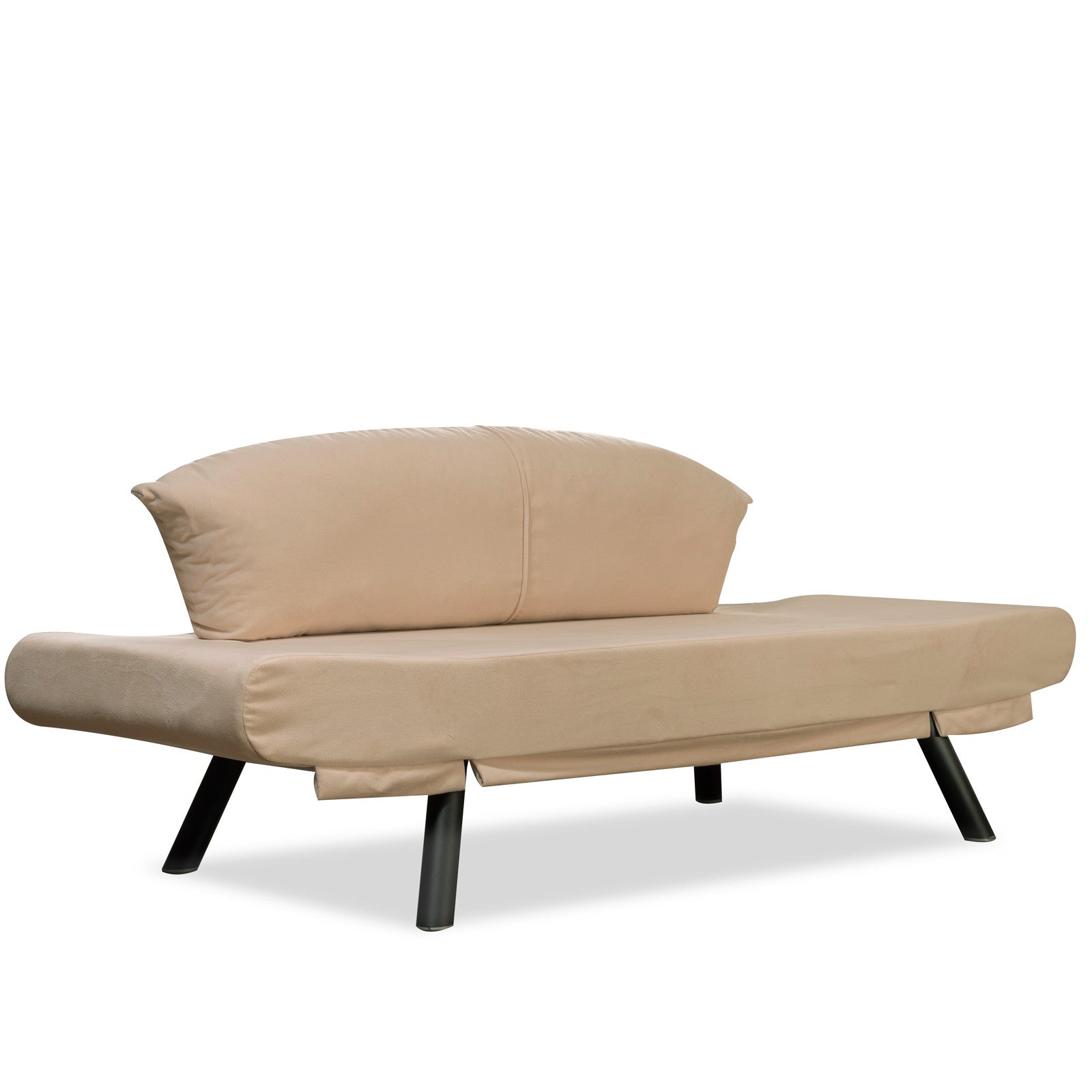 Schlafsofa 2-Sitzer mit Stoff, Genzo Creme (3)