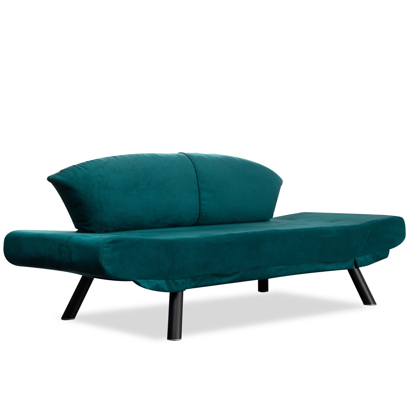 Schlafsofa 2-Sitzer mit Stoff, Genzo Blau (3)