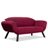 Schlafsofa 2-Sitzer mit Stoff, Genzo Bordeaux (2)