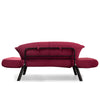 Schlafsofa 2-Sitzer mit Stoff, Genzo Bordeaux (4)