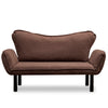 Schlafsofa 2-Sitzer mit Stoff, Chatto Braun (2)