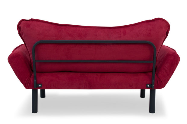 Schlafsofa 2-Sitzer mit Stoff, Chatto Bordeaux (3)