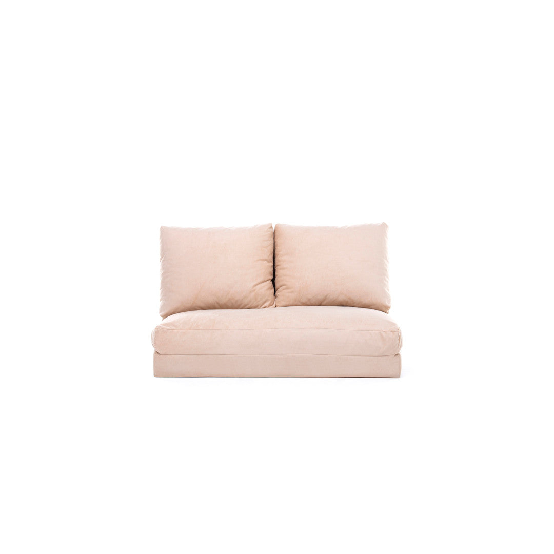 Schlafsofa 2-Sitzer mit Stoff, Taida Creme (1)