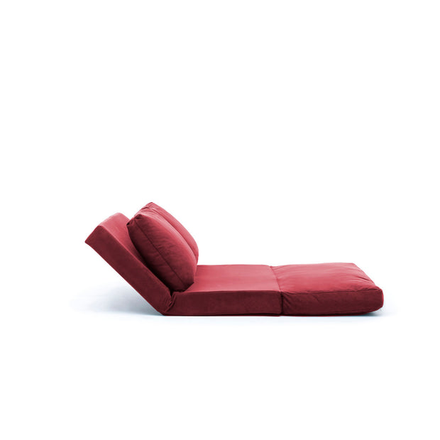 Schlafsofa 2-Sitzer mit Stoff, Taida Bordeaux (6)