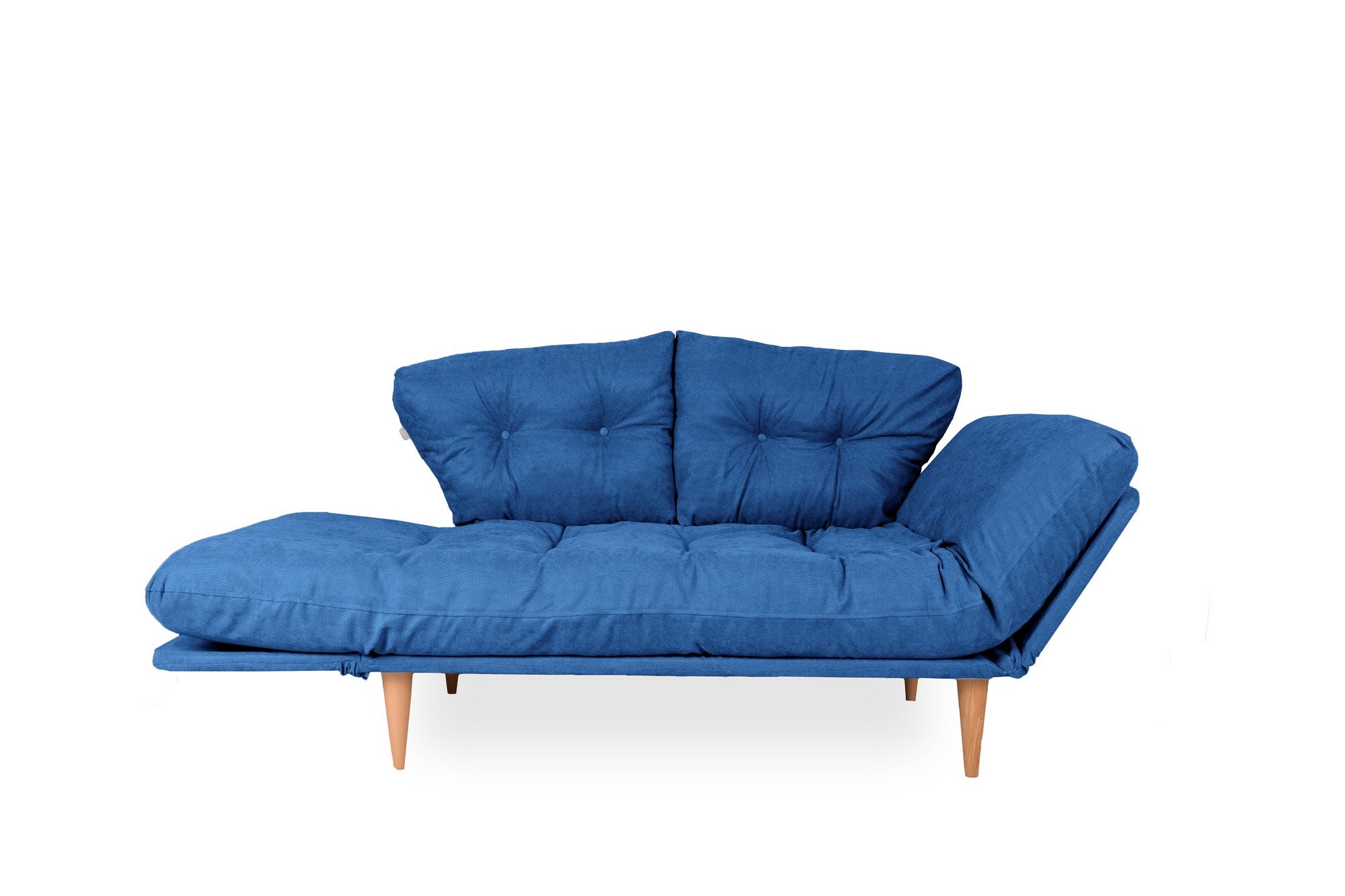 Schlafsofa 3-Sitzer mit Stoff, Nina Blau (3)