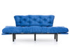 Schlafsofa 3-Sitzer mit Stoff, Nitta Blau (4)