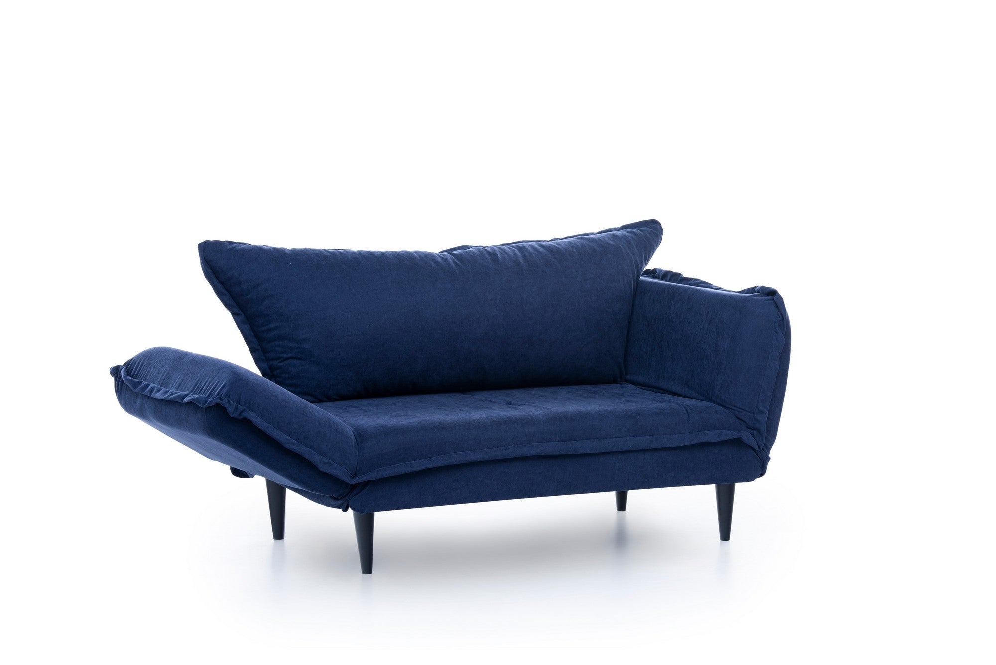 Schlafsofa 2-Sitzer mit Stoff, Vino Blau (6)