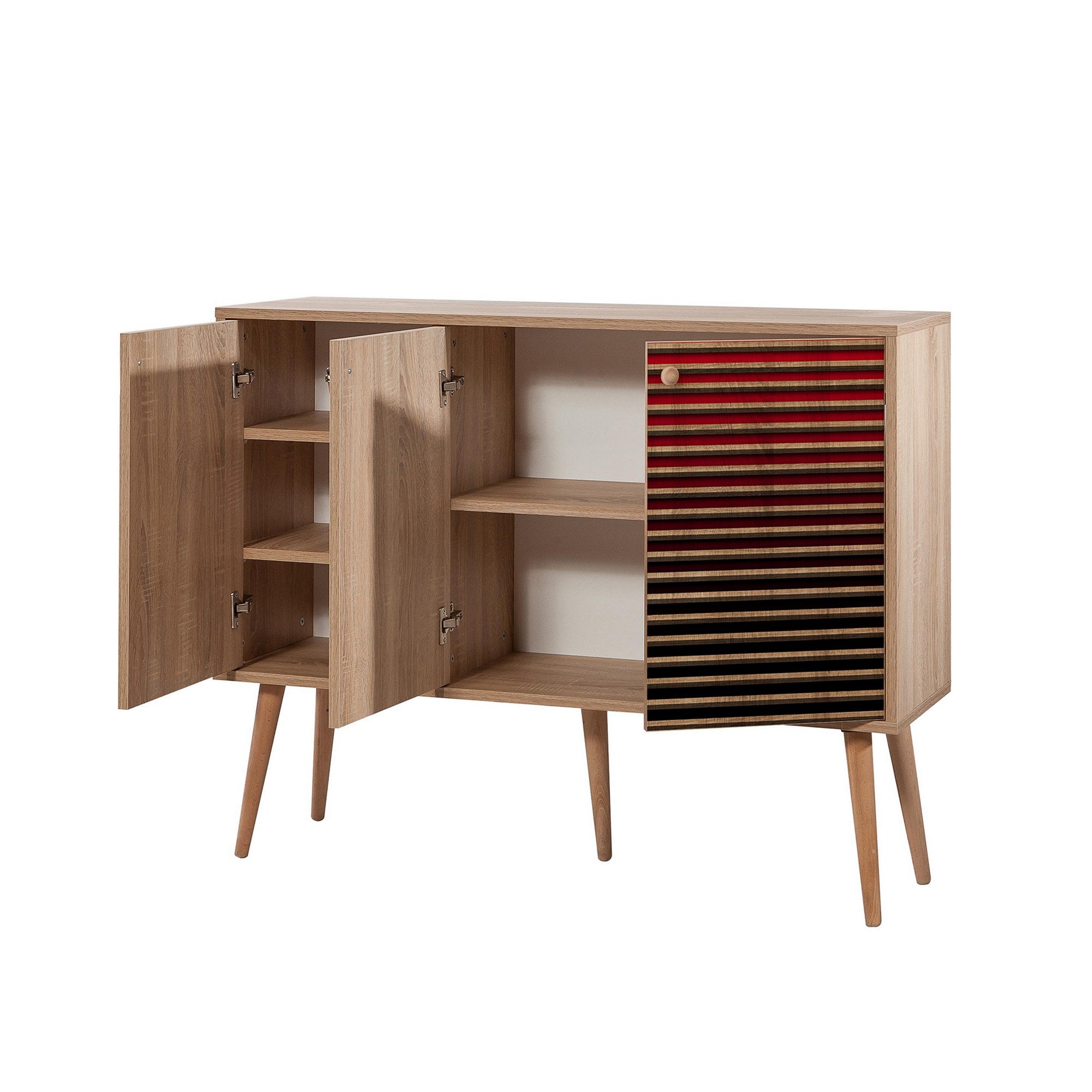 Sideboard mit 3 türen, Mega 221 Eiche (6)