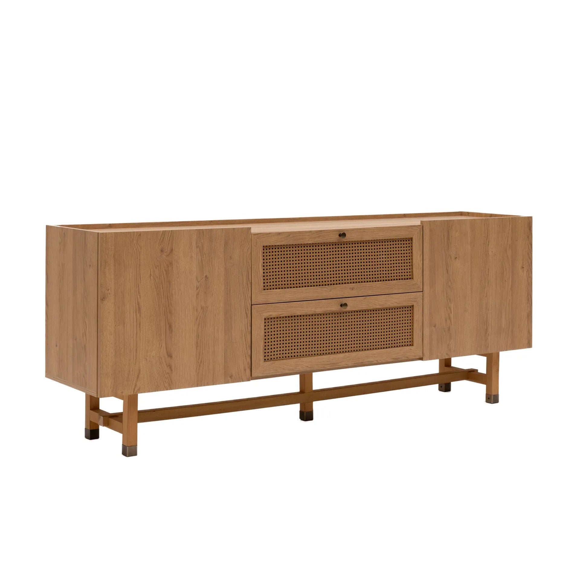 Sideboard mit 2 schubladen und 2 türen, Madison Eiche (6)