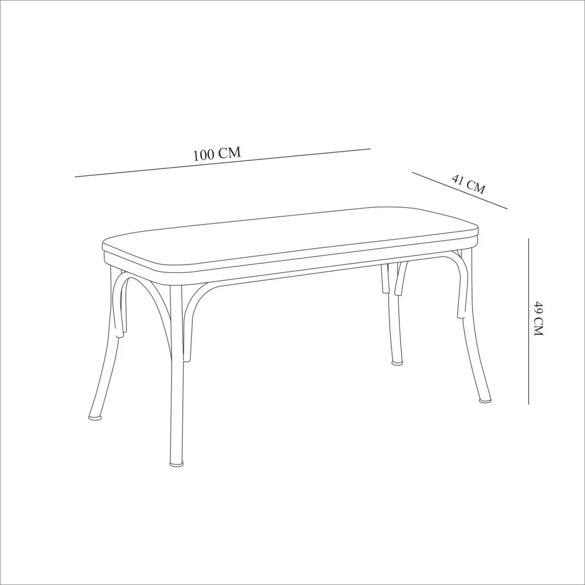 Esszimmer-Set Oliver F Schwarz, 4-teilig (8)