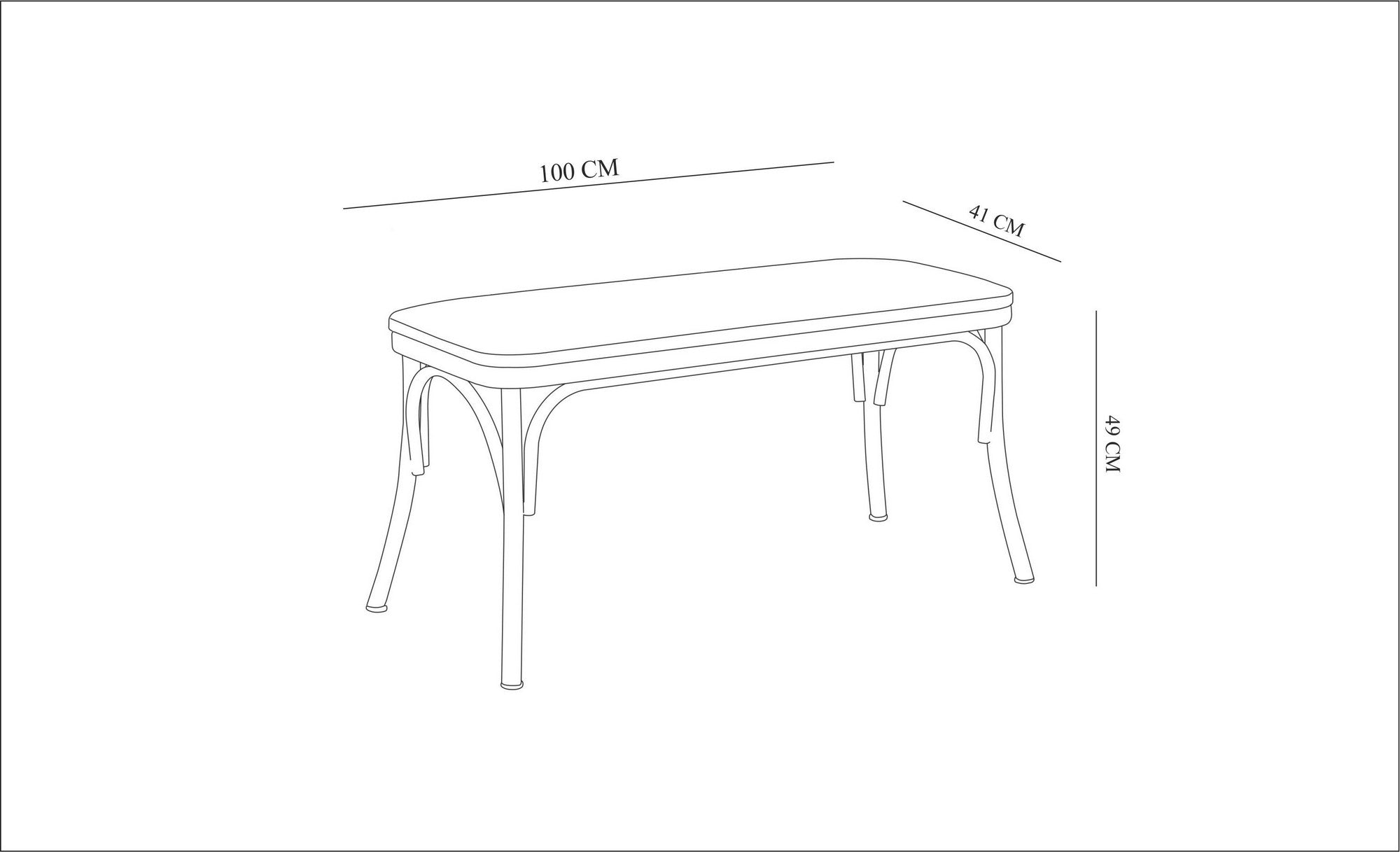 Esszimmer-Set Oliver 28-Ex Weiß, 4-teilig (17)