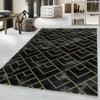 Teppich Naxos 3814 Marmor Design Gold (1)