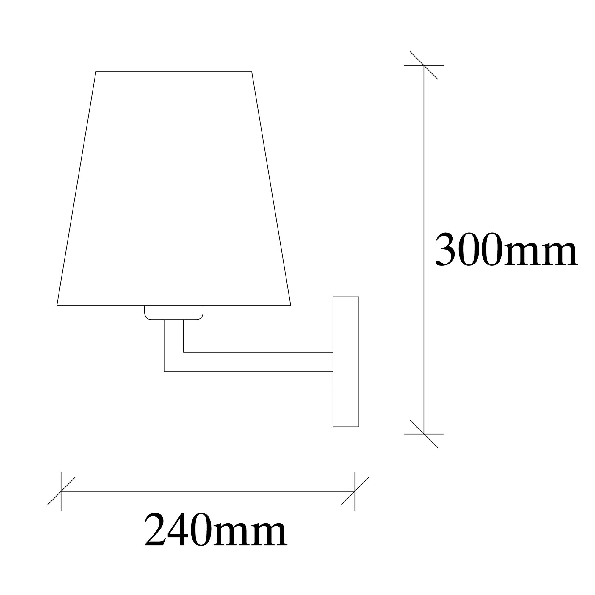 Wandleuchte Profil 4654 Schwarz (2)