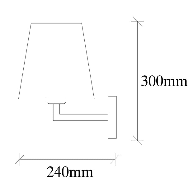 Wandleuchte Profil 4656 Schwarz (2)