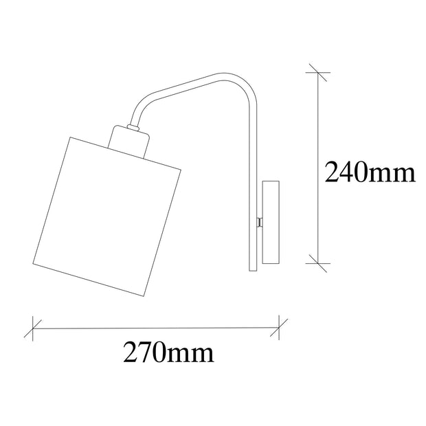 Wandleuchte Ve 6001 Nickel (2)