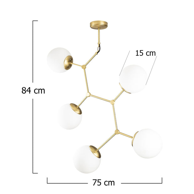 Hängeleuchte Damar 6312 Gelb (2)