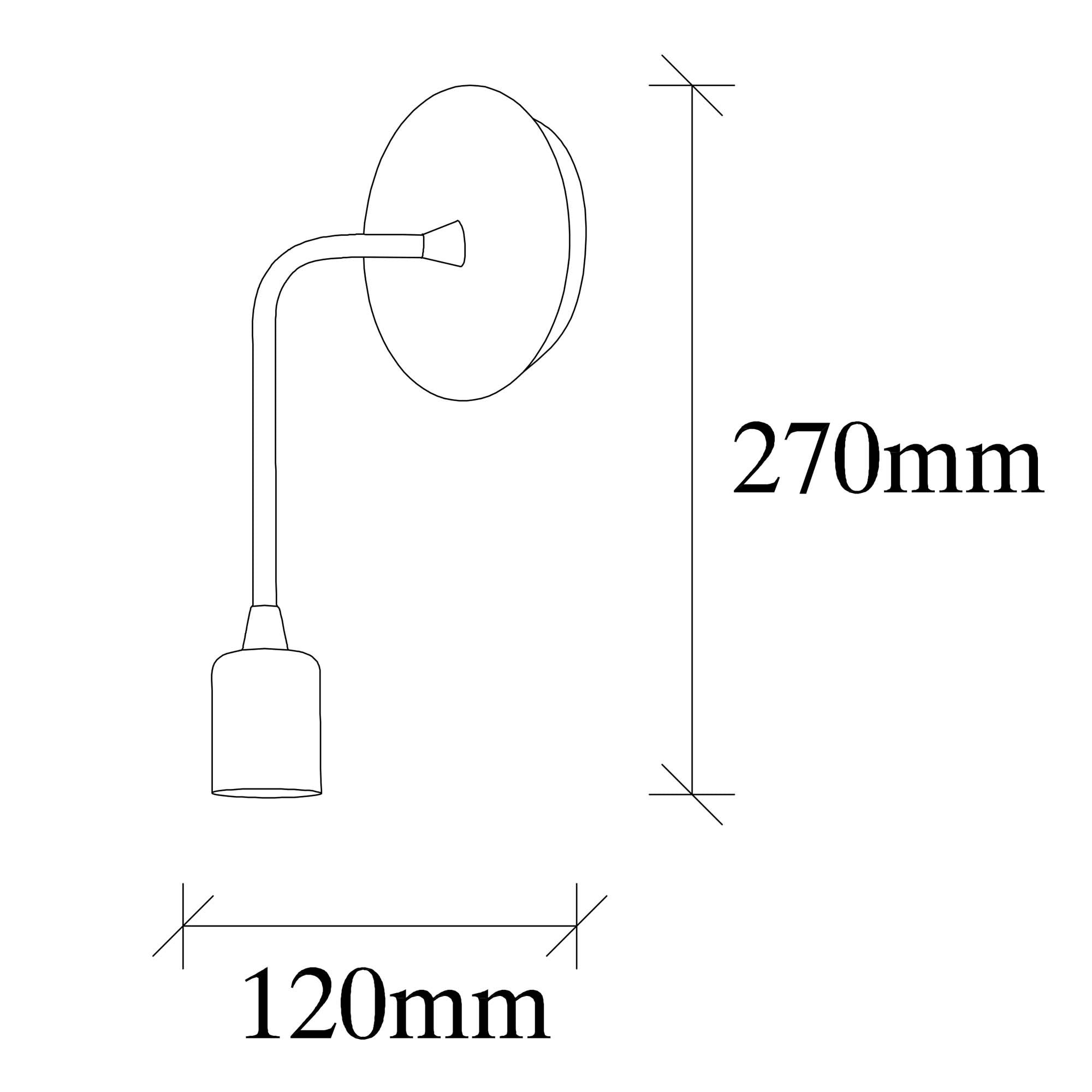 Wandleuchte Dartini MR-1007 Messing (3)