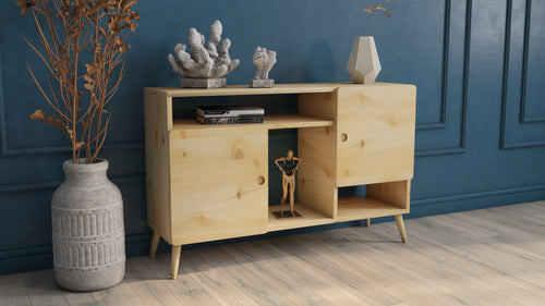 Sideboard mit 2 türen, Dazel 055 Natürlich