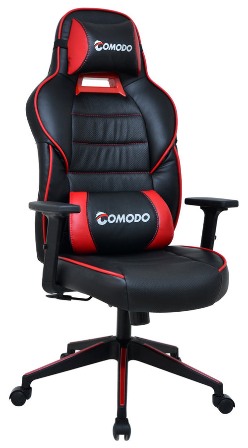 Gaming Stuhl mit Ökoleder Comodo Tokyo Rot