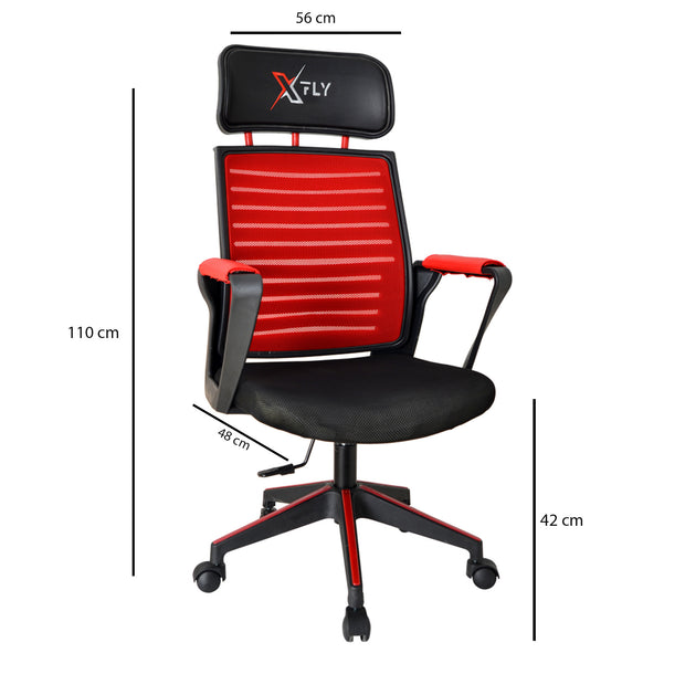 Gaming Stuhl mit Ökoleder XFly Oyuncu Rot (1)