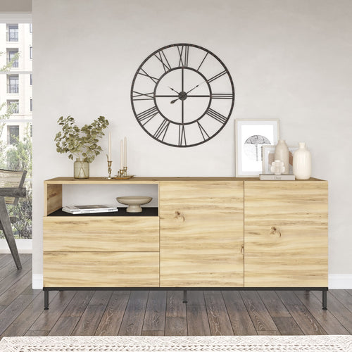 Sideboard mit 4 türen, Livia 32 Eiche