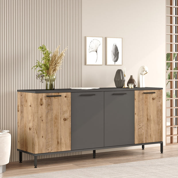 Sideboard mit 4 türen, Rela 4 Kiefer (1)