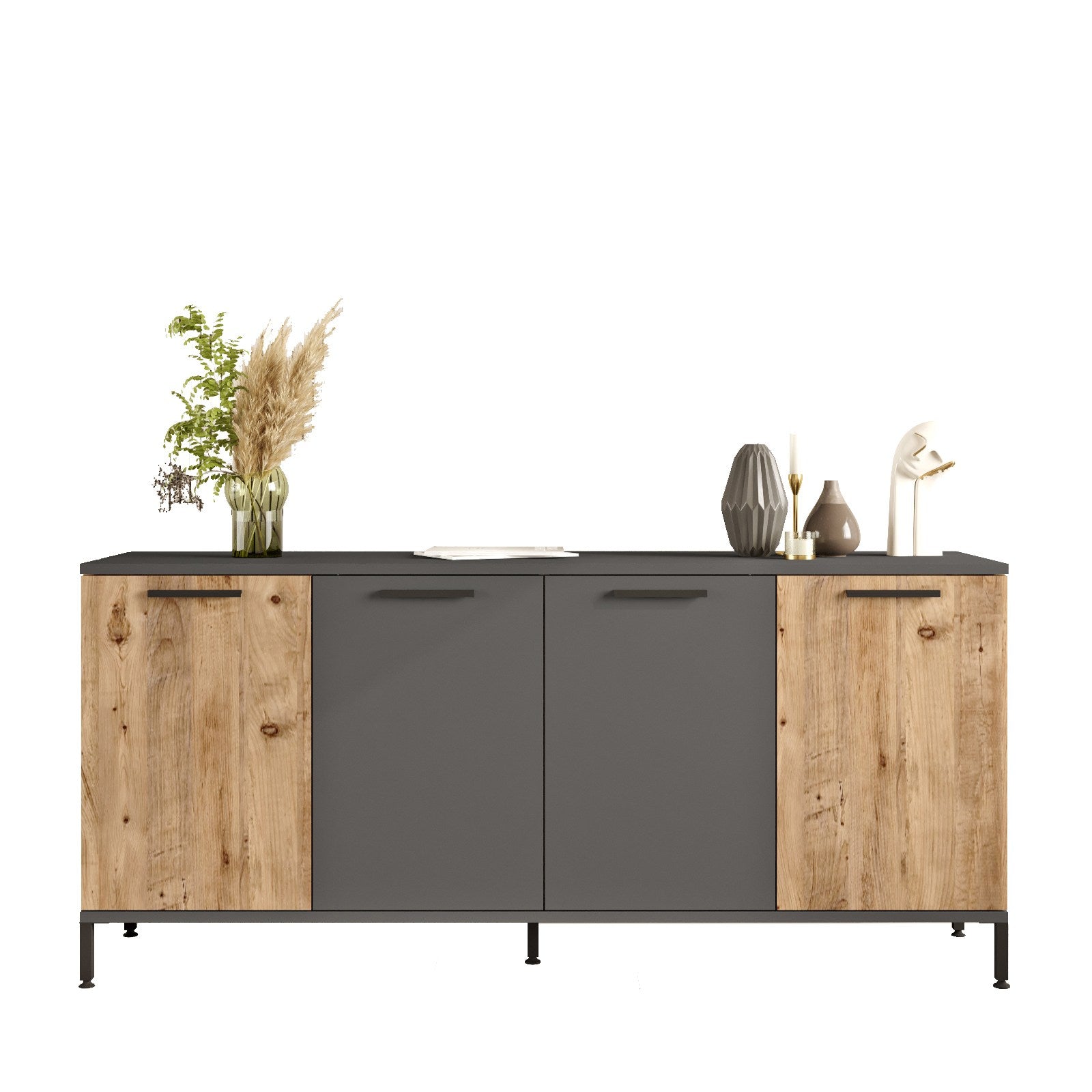 Sideboard mit 4 türen, Rela 4 Kiefer (4)