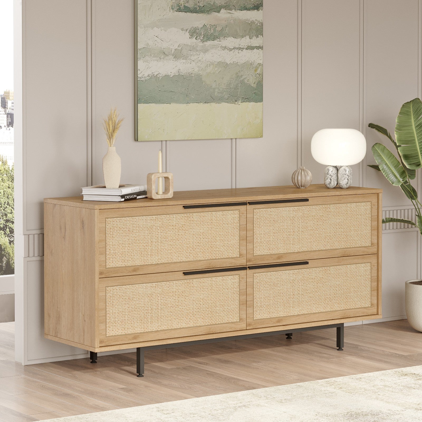 Sideboard mit 4 türen, Oris 3-Su Nussbaum (2)