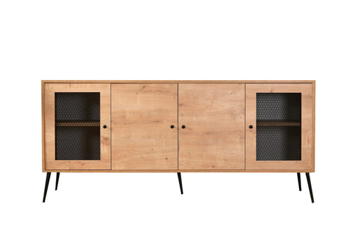 Sideboard mit 4 türen, Levander Eiche (1)