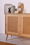 Sideboard mit 4 türen, Jut Eiche (2)