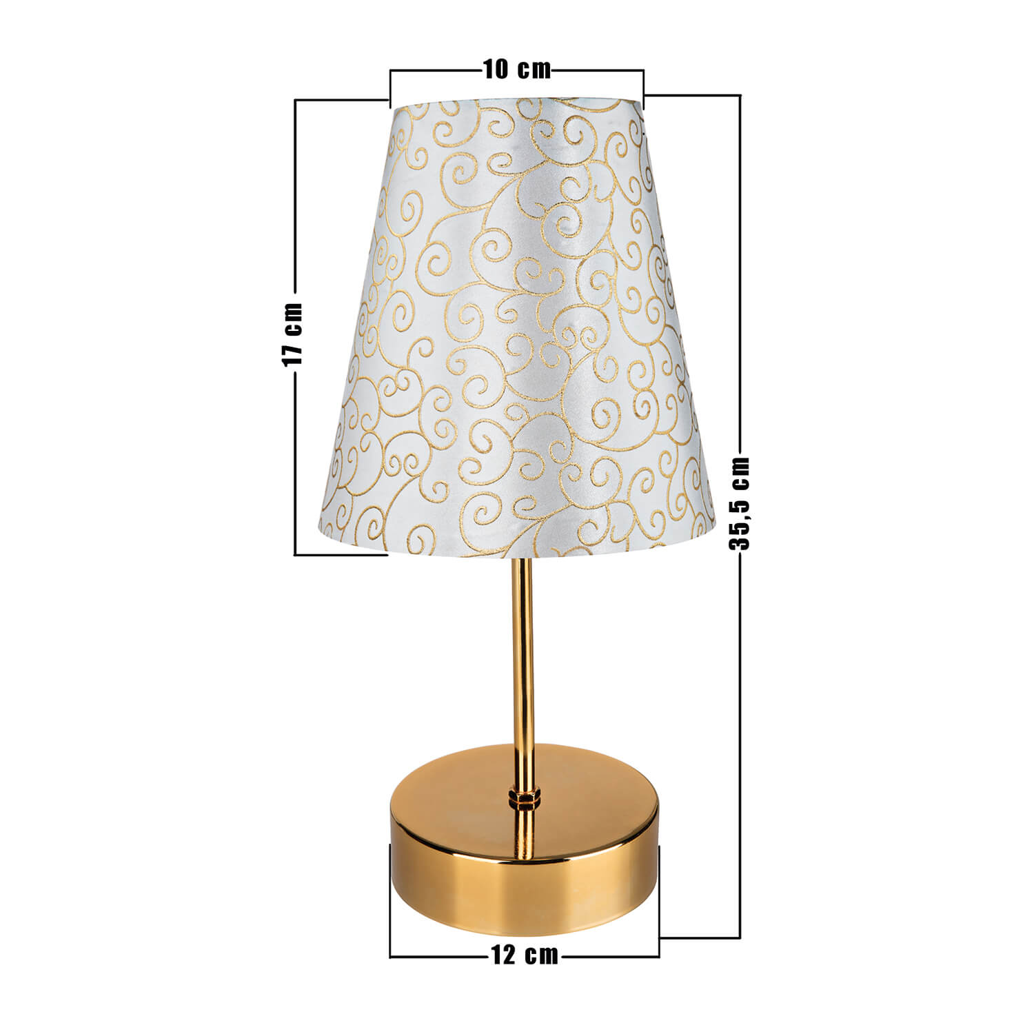 Tischlampe Estelya Gold (3)