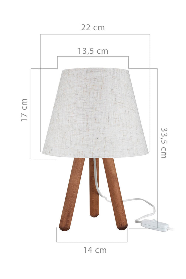 Tischlampe Table Beige