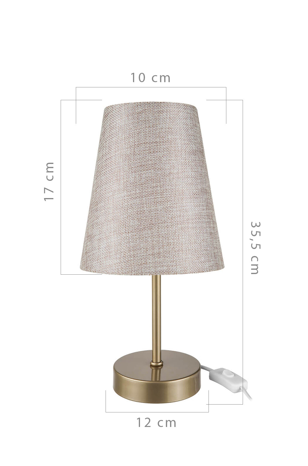 Tischlampe Estelya Beige (3)