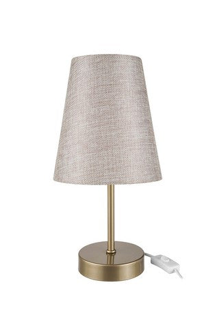 Tischlampe Estelya Beige