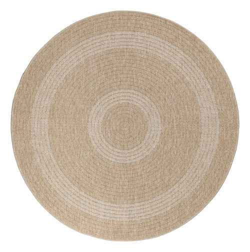 Outdoor Teppich Comilla 0886 Round Beige