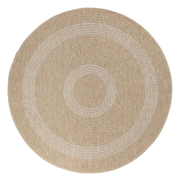 Outdoor Teppich Comilla 0886 Round Beige