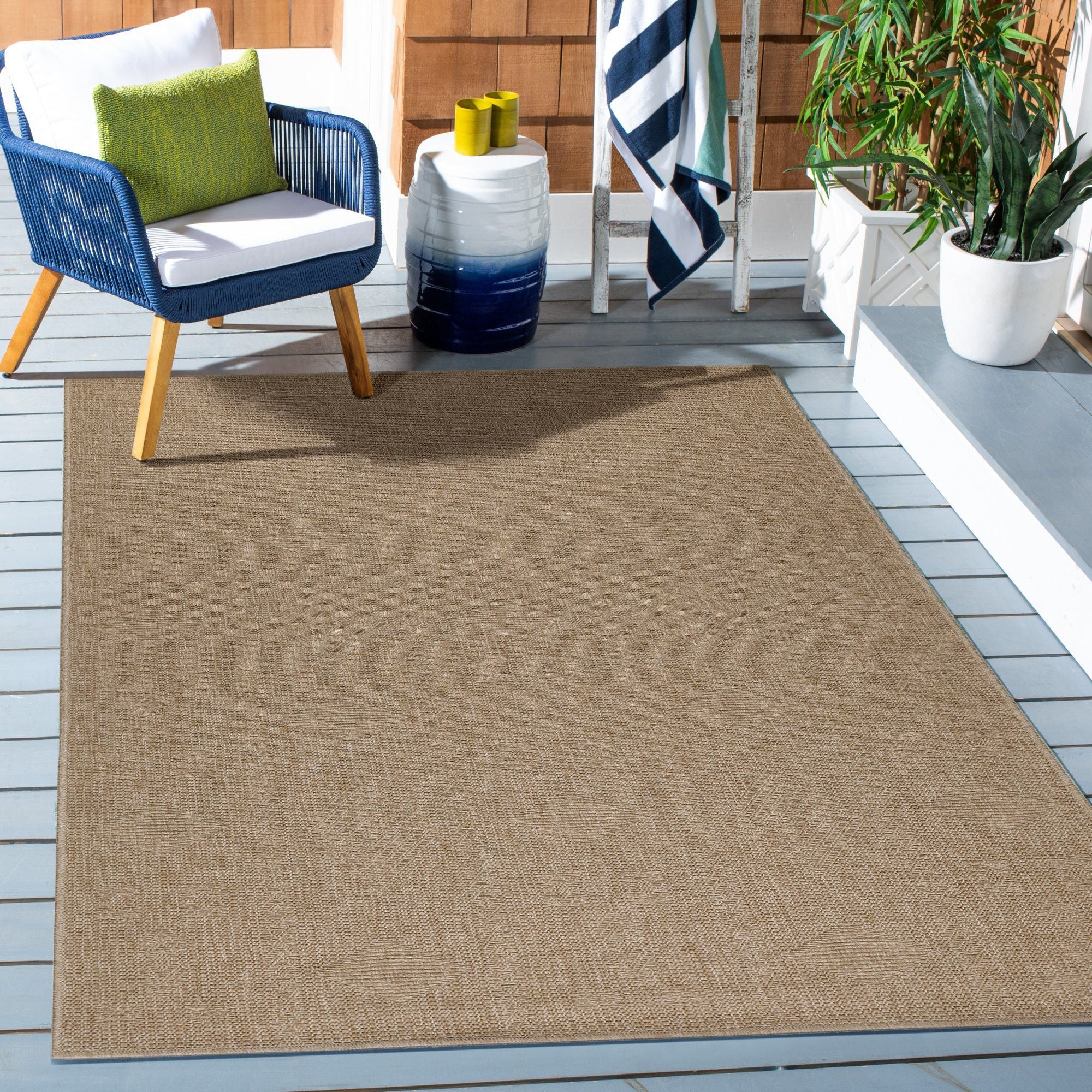 Outdoor Teppich Dhaka 8711 Rectangle Beige (1)