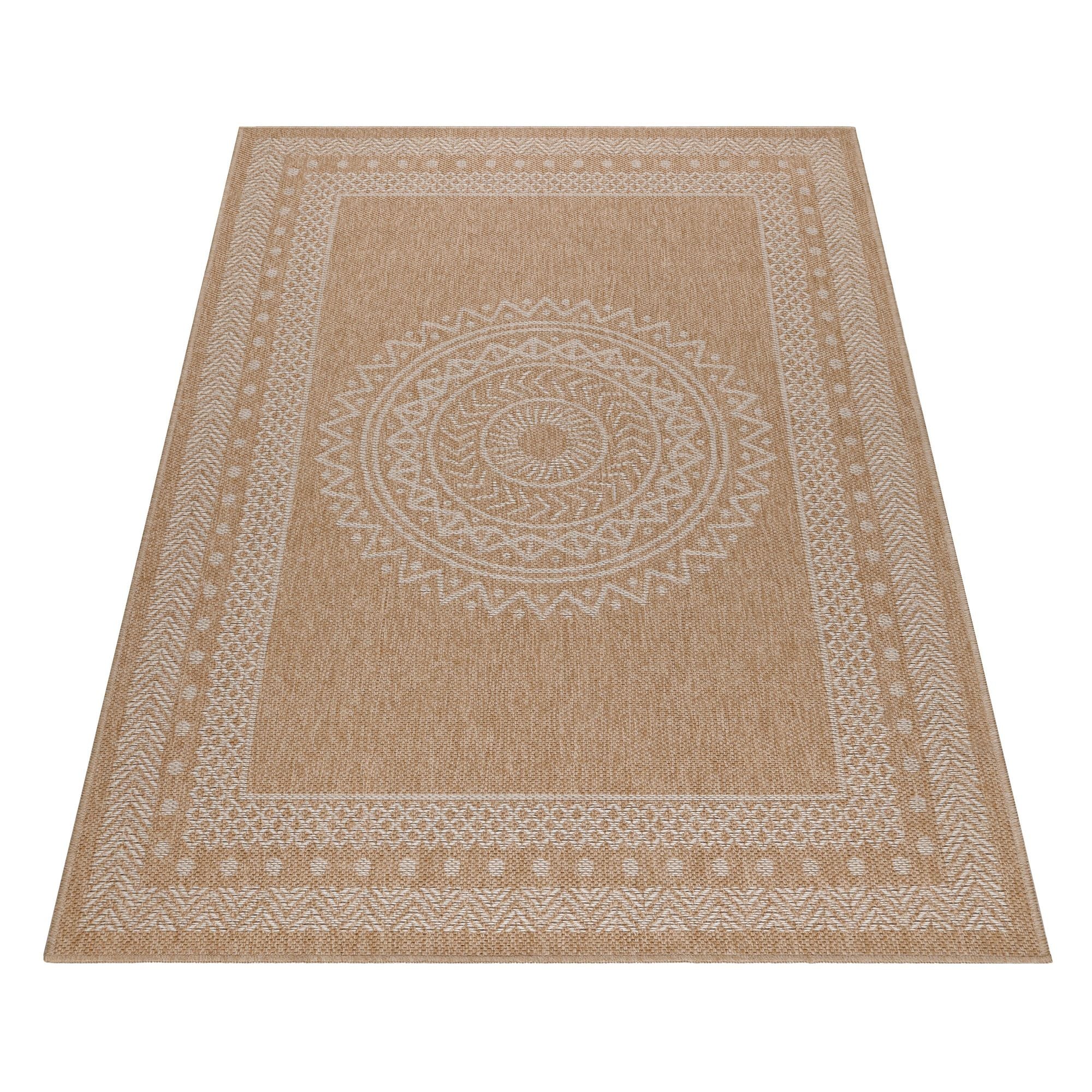 Outdoor Teppich Dhaka 8714 Rectangle Beige (2)