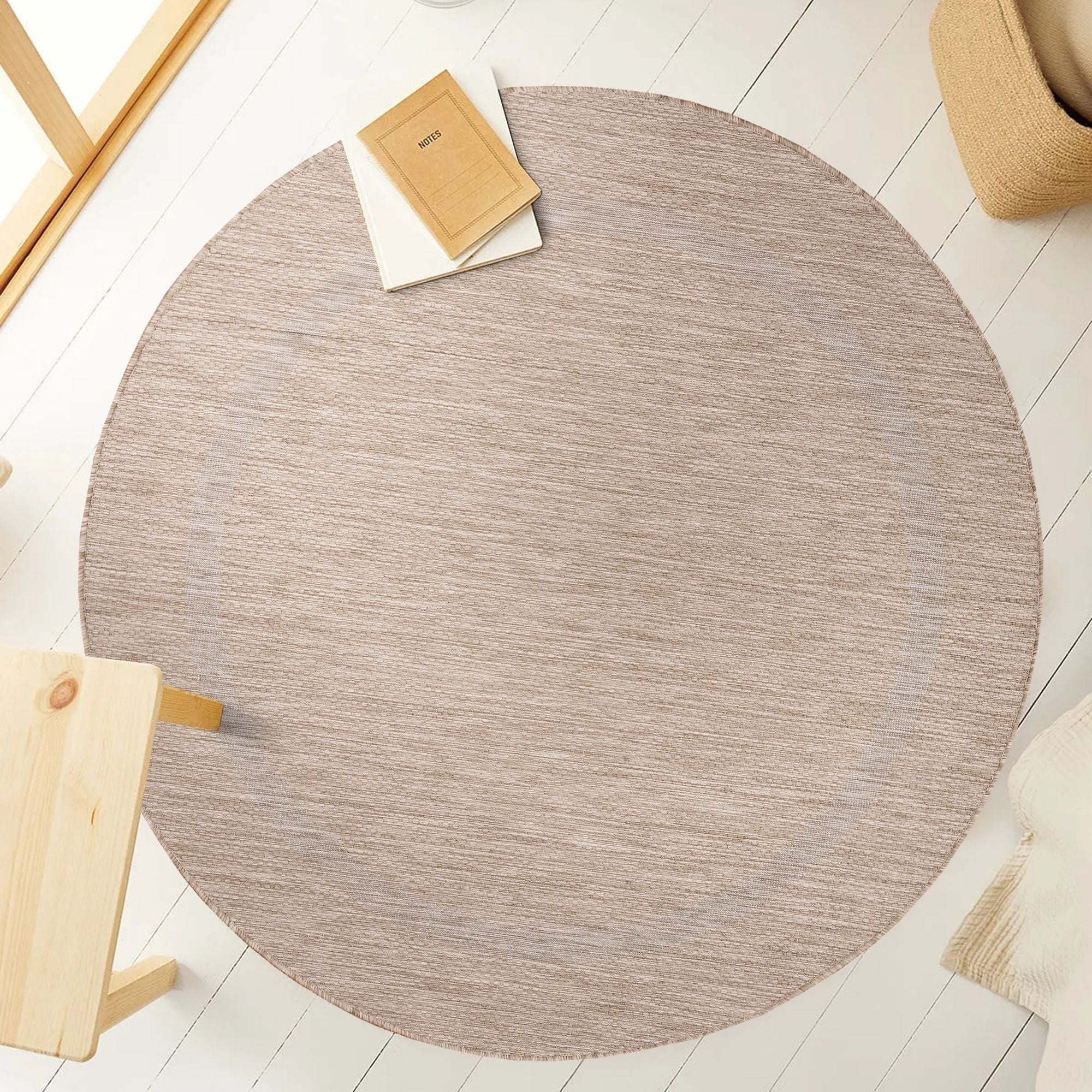 Outdoor Teppich Relax 4311 Round Beige (1)