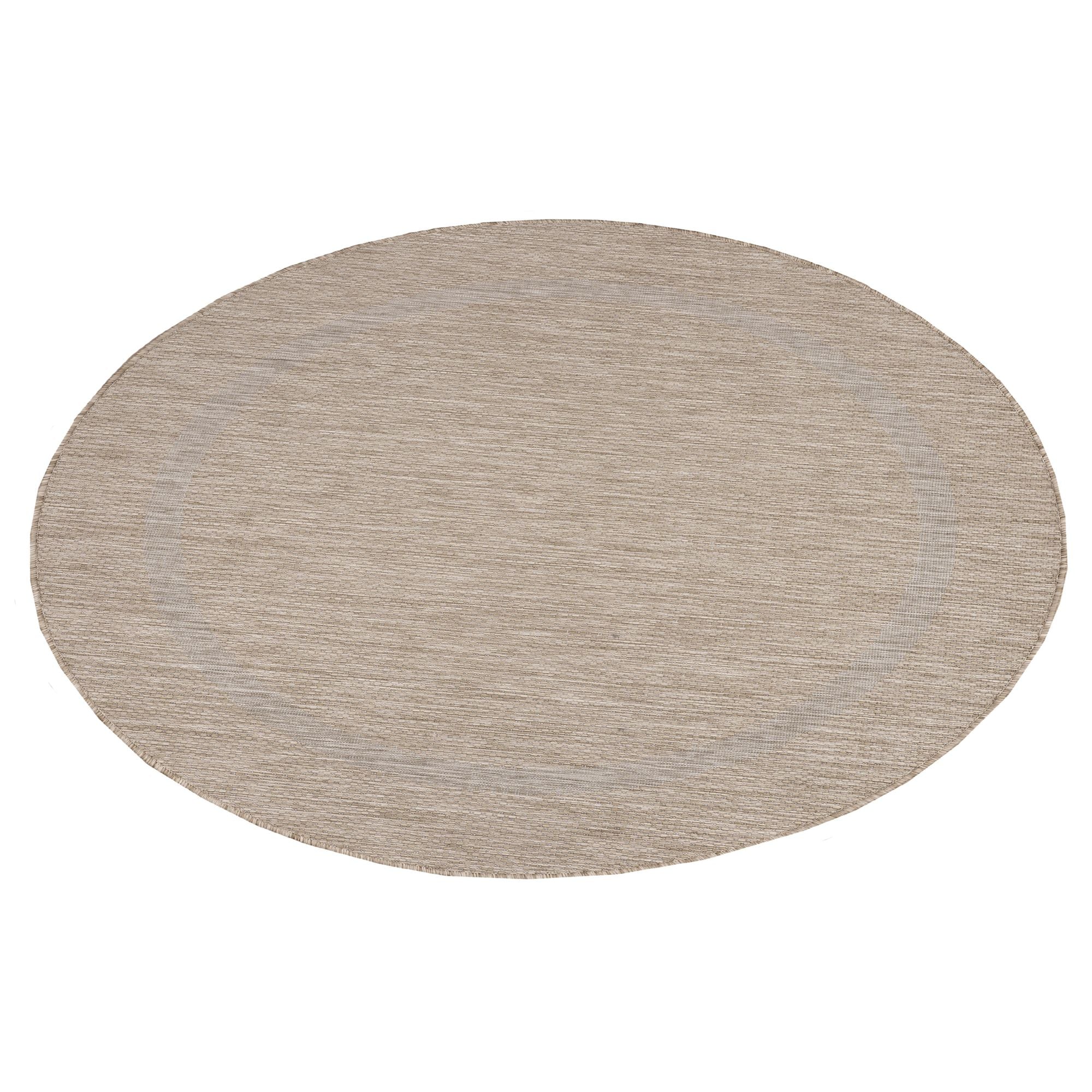 Outdoor Teppich Relax 4311 Round Beige (2)