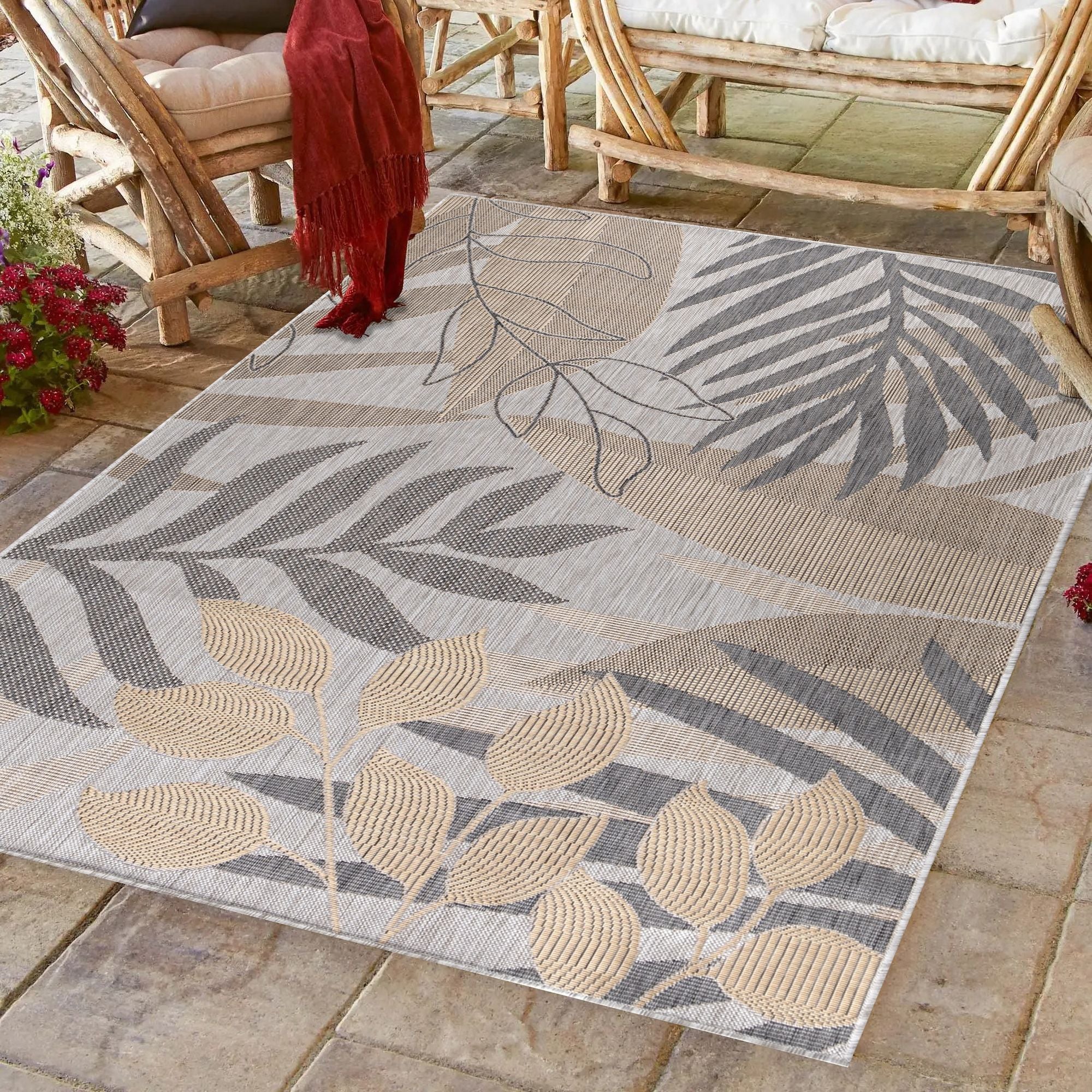 Outdoor Teppich Sunny 4413 Rectangle Beige (1)