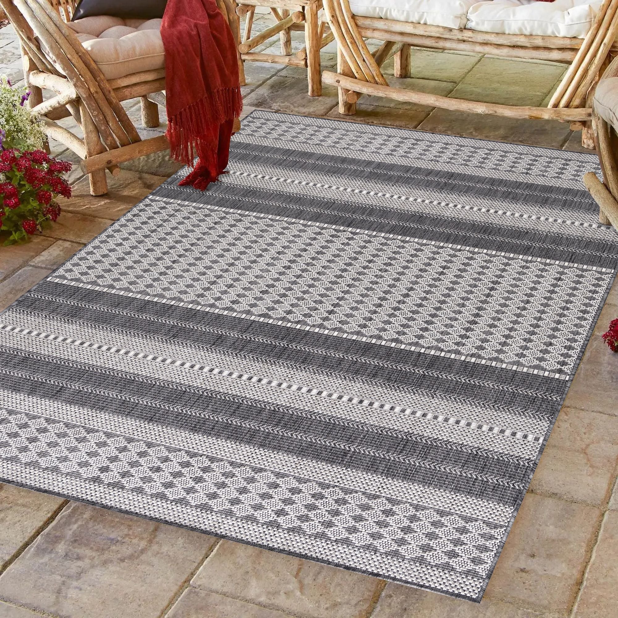 Outdoor Teppich Sunny 4418 Rectangle Beige (1)