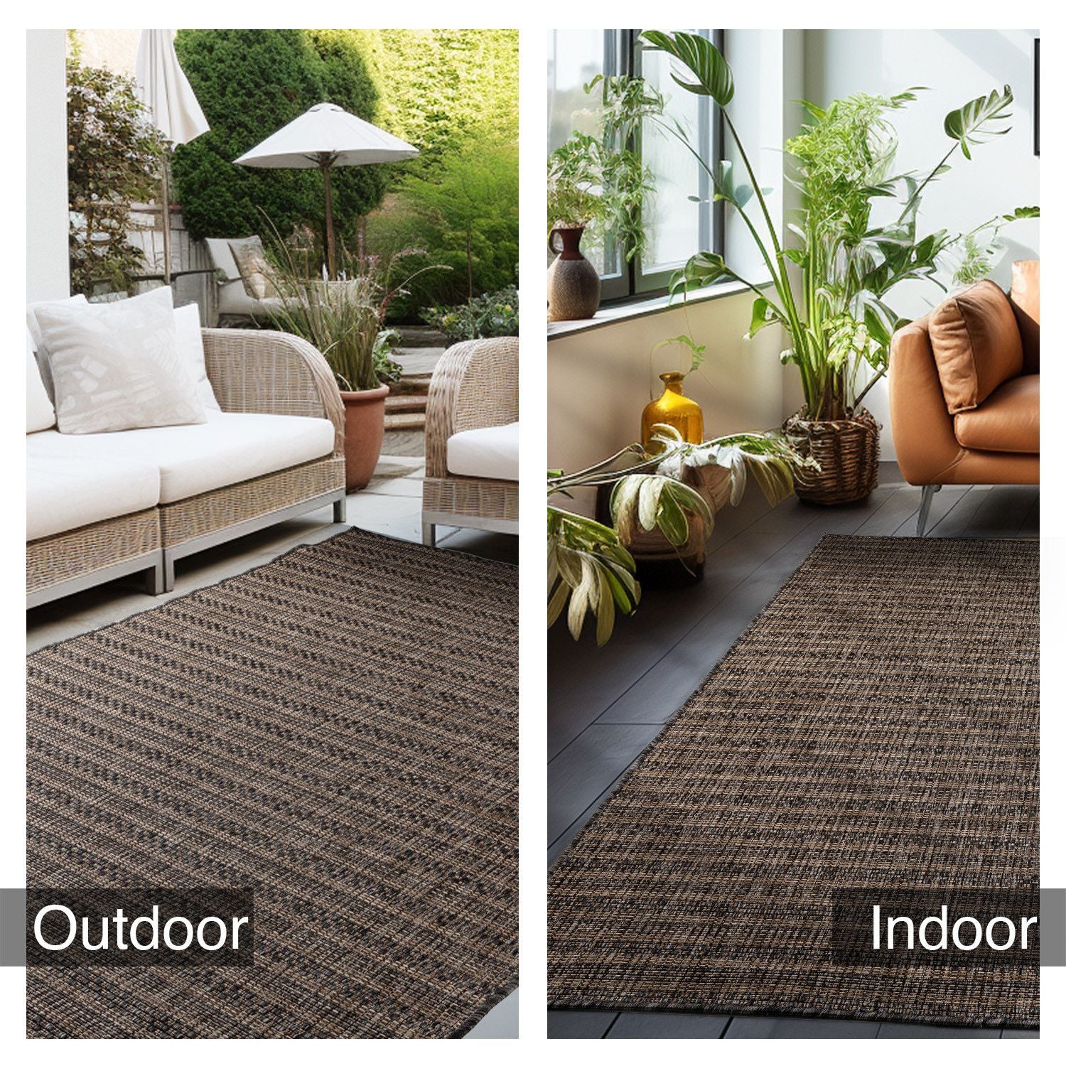 Outdoor Teppich Zagora 4513 Rectangle Schwarz (2)