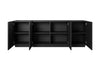 Sideboard mit 4 türen, Asha 200-4D Schwarz Matte (2)