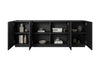 Sideboard mit 4 türen, Asha 200-4D Schwarz Matte (3)