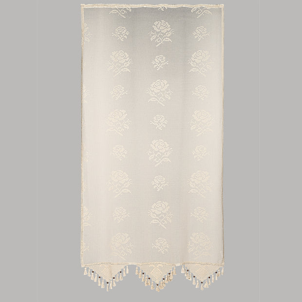 Vorhäng baumwolle Rose Patterned Beige (3)